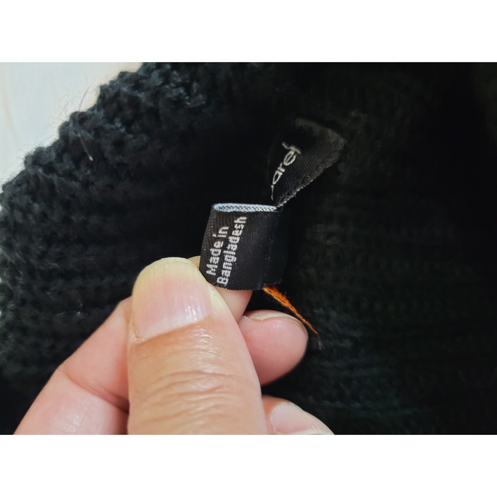 Ambiance‎ Apparel 100% Acrylic Black Sweater Folded Wide Neck Long Sleeve Sz S - Picture 15 of 16